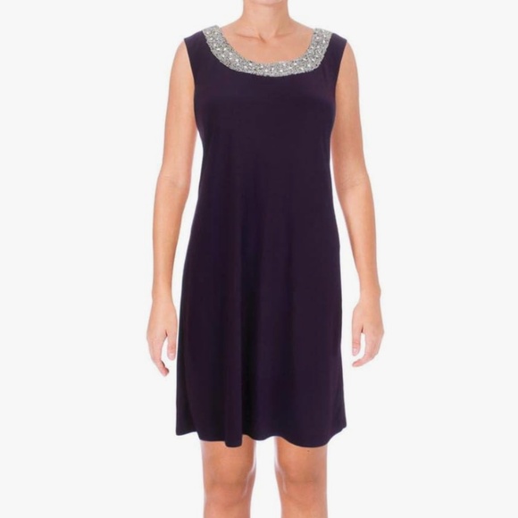 Dress and Jacket set by R & M Richards  -  Size 12 - Plum - Picture 2 of 16